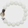 Creative White Jade Bodhi Bracelet with Personalized Lotus Seed Beads, Unisex Cultural Accessory.