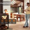 COMBIUBIU Wood Stove Fan 4 Fireplace Fan For Wood Burning Stove,Heat Powered Stove Fan Komin Log Wood Stove Accessories,Silent Circulating Warm