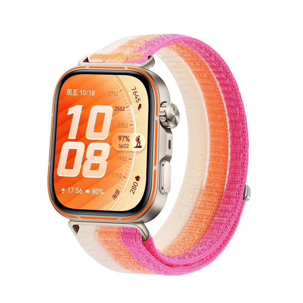 Official Nylon Loop Woven Strap for HUAWEI WATCH FIT 5/4 Pro Braided Comfortable Breathable Wristband for Huawei Watch Fit 5-4-3