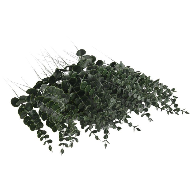 M-Modern-Eucalyptus Stems Artificial Eucalyptus Leaf Stems True Gray Green Touch Leaf Branches