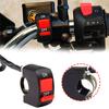 Universal Motorcycle Handlebar Kill Switch Electric Vehicle Headlight Modification Plastic Waterproof 2-Wire Switch