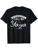 Women's Funny Yaya Grandma Saying T-Shirt - 100% Cotton
