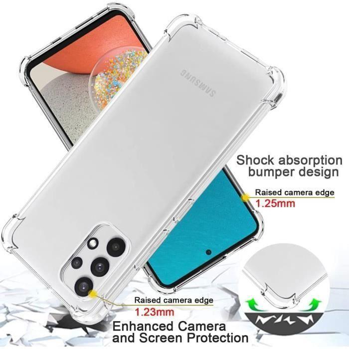 Coque de Protection pour Samsung A53 5G - PROSHOP - 4 coins renforcés en silicone Transparent