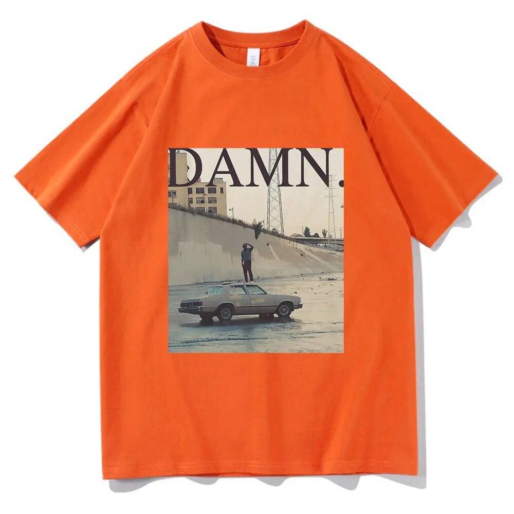 Camisetas del rapero Kendrick Lamar Damn, camiseta Retro del álbum Mr Morale & The Big Steppers, camisetas de algodón de gran tamaño Unisex para mujer, ropa de calle