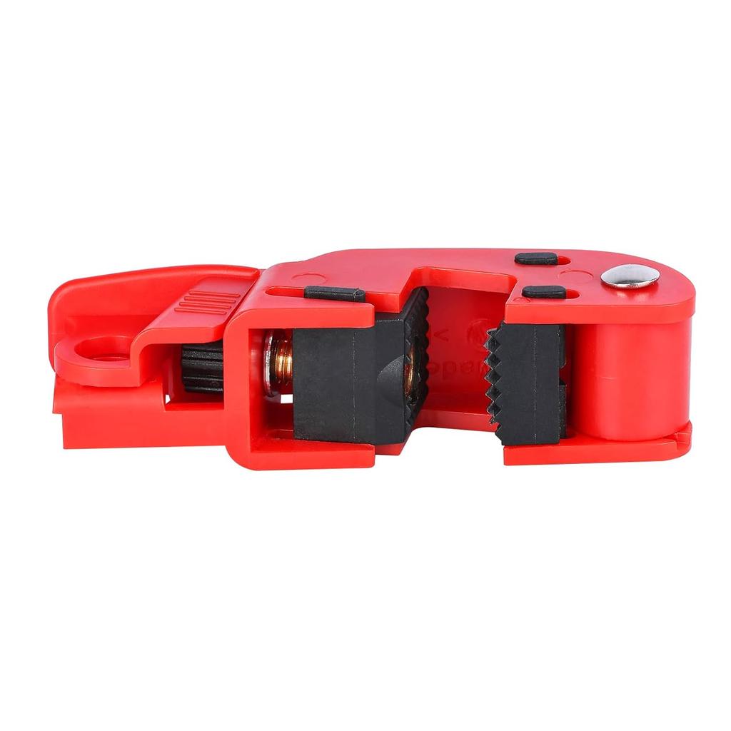 Circuit Breaker Lockout, Grip Tight Lockout Tagout Breaker Box Lock for Standard Single and Double Toggles, Pack of 2