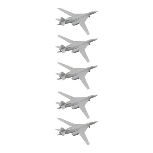5PCS Russian Tu-160 Long-Range Strategic Bomber Fighter 1/2000-1/350 Military Model Aircraft DIY Scene Assembly Mold (1/700 (78mm))
