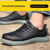 Anti-static One-pedal Anti-smashing Anti-piercing Plastic Head Breathable Safety Shoes Tooling Lightweight Protective Shoes