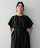 Ia Talia Shirring Dress (Black)