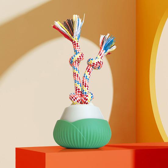 Interactive Cat Ball Dogs Rechargeable Smart Rotating Ball Pets Moving Ball with Recording Function for Indoor Outdoor Exercise Training Stimulation