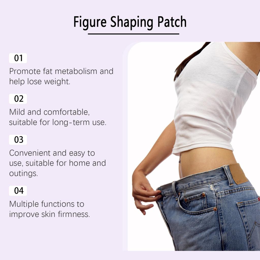 Button Belly Slimming Patches For Soft Skin And Beautiful Body Shape 10 Pieces