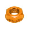 Motorcycle Rear Wheel Axle Nut M20xP1.5 Aluminum Replacement for Yamaha YZ125 YZ250 1999‑2021Yellow