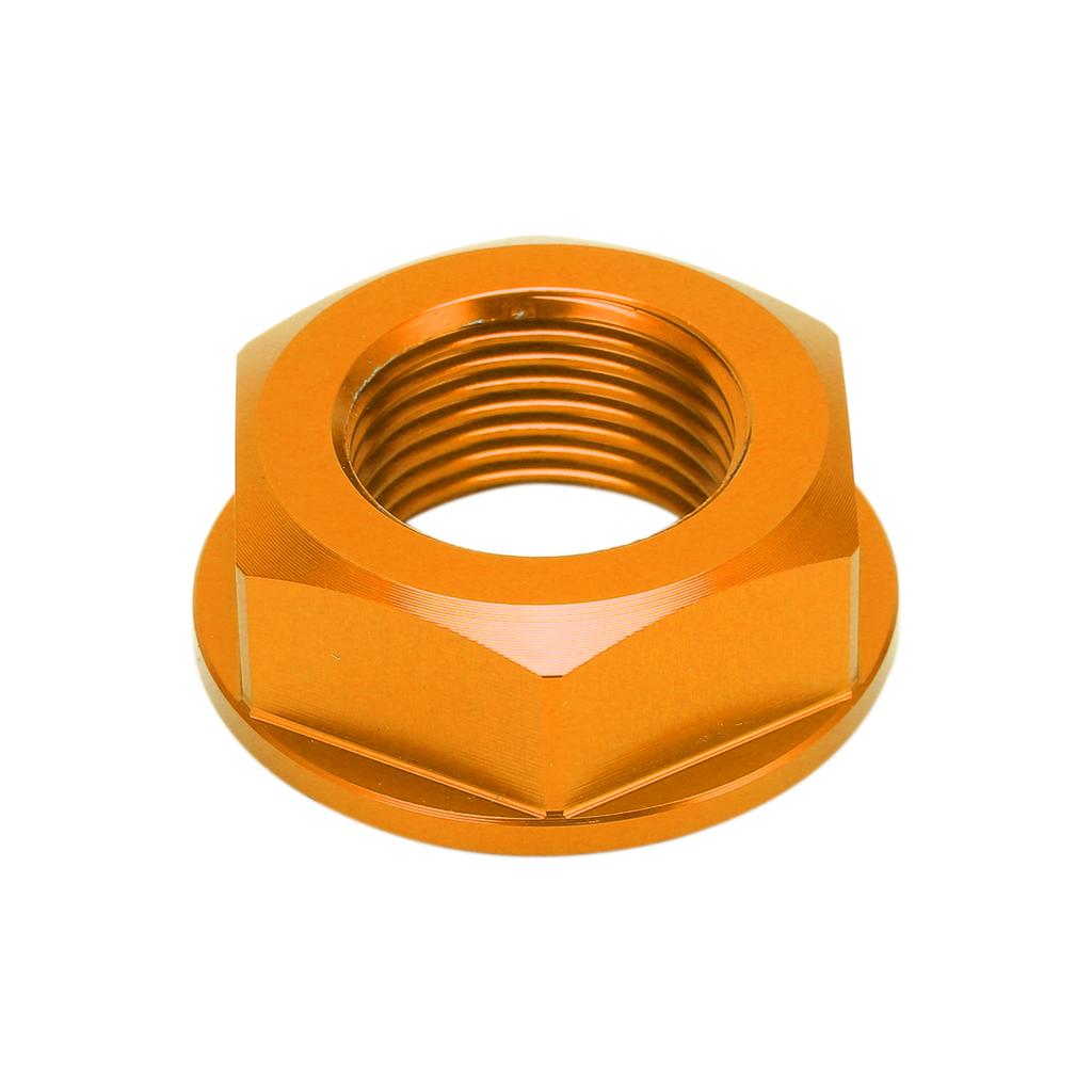 Motorcycle Rear Wheel Axle Nut M20xP1.5 Aluminum Replacement for Yamaha YZ125 YZ250 1999‑2021Yellow