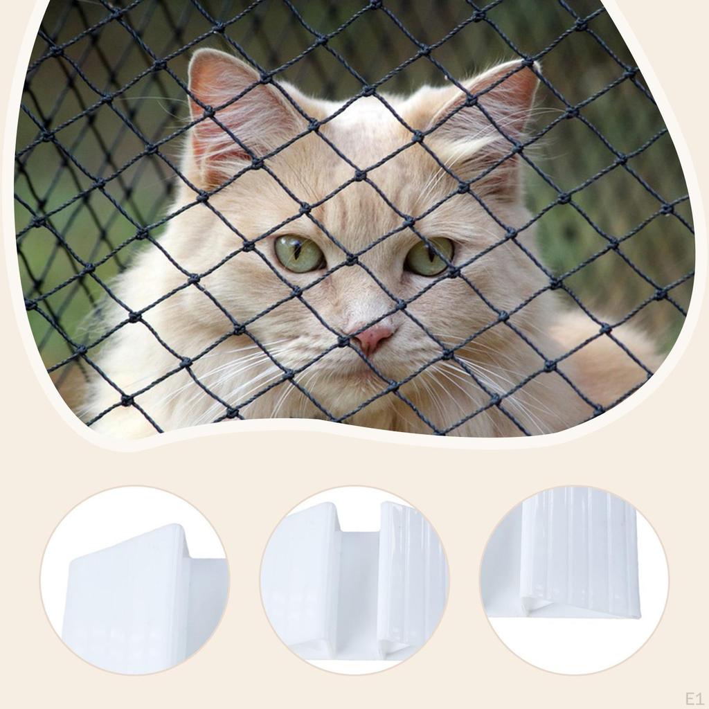 4 Bucăți Picioare de Sprijin pentru Gard Pet pentru Colțar de Întărire Triunghiulară