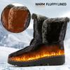 Women Winter Mid Calf Snow Boots Thick Plush Lined Warm Booties Flat Sole Thermal Shoes for  Multi Colors Ladies Casual Winter Footwear