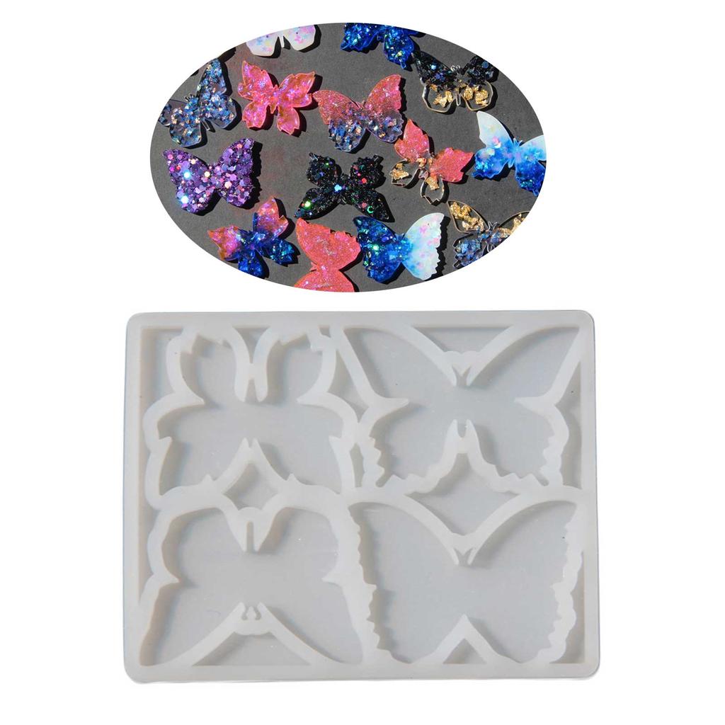 Butterfly Silicone Mold Decorative Pendant Mold Handmade Epoxy Silicone Mold Epoxy Resin Molds Making Crafts