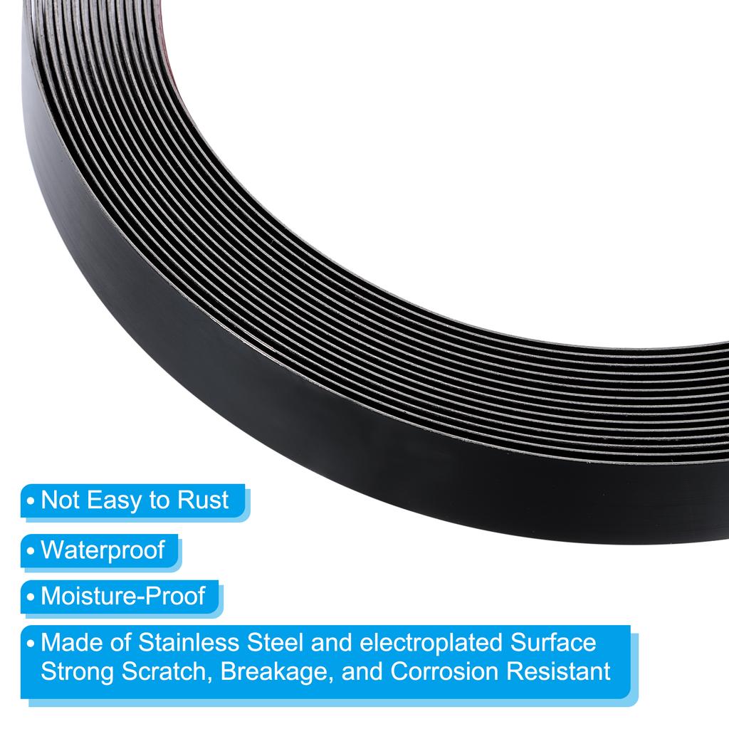 Stainless Steel Wall Sticker Self-adhesive Flat Decorative Lines Strip Background Wall Study Ceiling Edging for Wall Corner