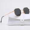 Metal Geometric Women Fashion Glasses For Tropical Beach Vacay Shopping Outdoor Casual Activities Street Snap Accessories