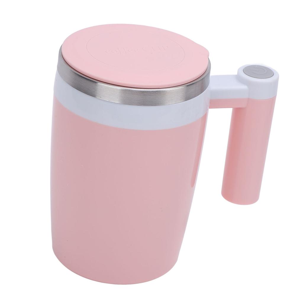 380ml Electric Mixing Mug Rechargeable Stainless Steel Self Mixing Stirring Coffee Mug for Coffee