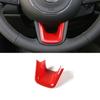 Steering Wheel Strip Panel Cover Trim 1PCS For Jeep Compass 2017- Bright Red