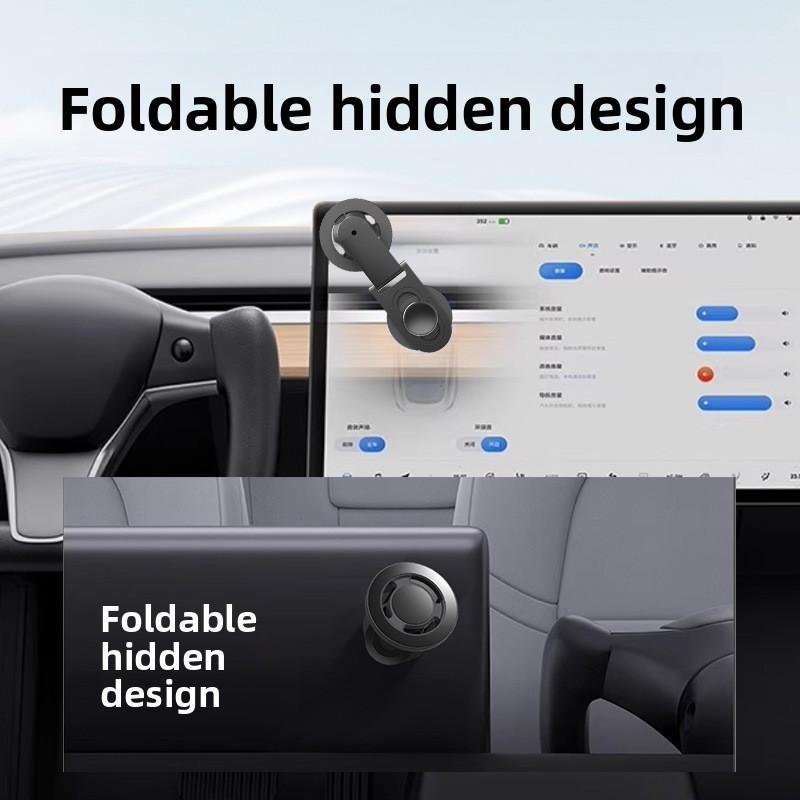 Magnetic Phone Holder Mount For Dashboard With Magnetic Absorption And Foldable Design