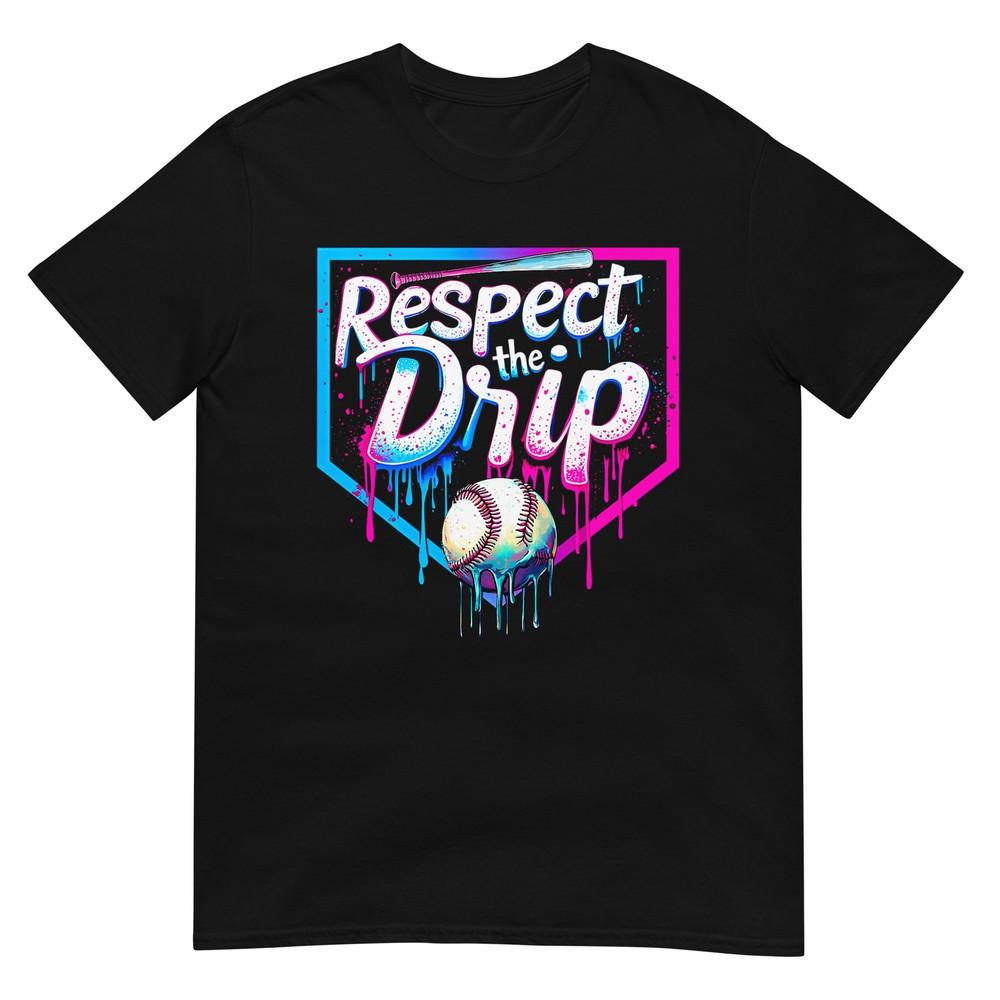 

Baseball Drip For Boys Ice Cream Drip Youth Boys Baseball T-Shirt M