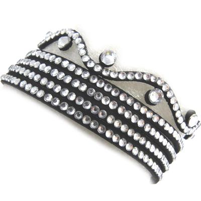[N3052] - Designer Bracelet 'Sissi' White Black