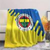 Fenerbahce2 Flannel Blanket, High quality Comfortable for All Seasons, Home Decor, Warmth and Comfort
