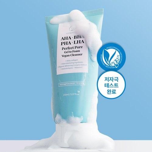 Abapara Perfect Pore Gel to Foam Vegan Cleanser 150ml Micro Bubble