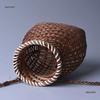 Handmade Small Bamboo Woven Basket for Tea Picking, Storage, or Artistic Dance Performance