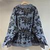 Women's 2025 Autumn/Winter Sequin Embroidered Denim Jacket - Retro Light Luxury Trend