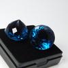 A+ CERTIFIED Blue Sapphire 55Ct Round Cut Loose Gemstone Pair for Jewelry Making