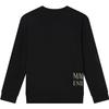 Fila X MAGIC STICK 2023 Autumn New Pullover Sweatshirt Fashion Casual Top Men Tops Black F11M339205F-BK