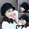 Thicken Warm Winter Beret Hat Plush Skullcap Soft Beanie Hat  Women