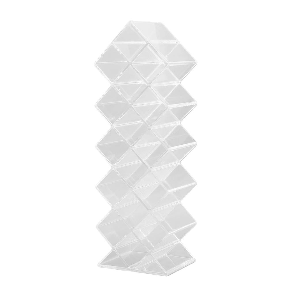 Acrylic Lipstick Organizer Fish Shape Thickened Transparent Lipstick Storage Display Case for Home Salon Store 16 Slot