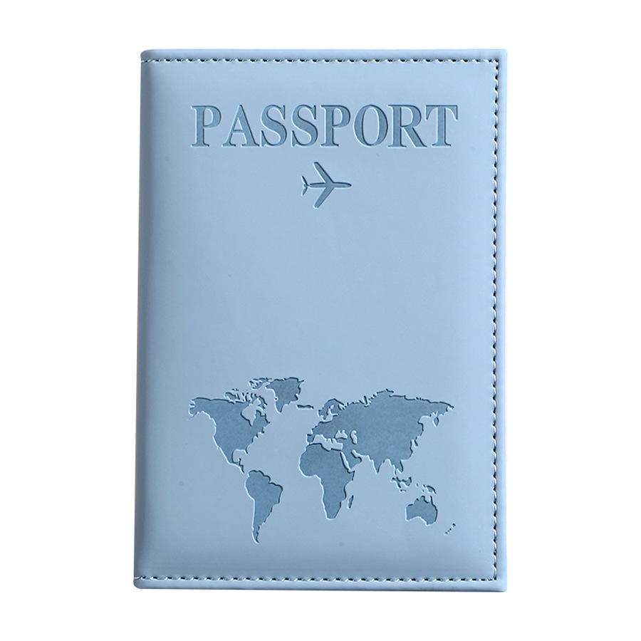 New Popular Passport Protective Cover Pu Passport Holder, Ticket Holder, Spot Passport Bag.