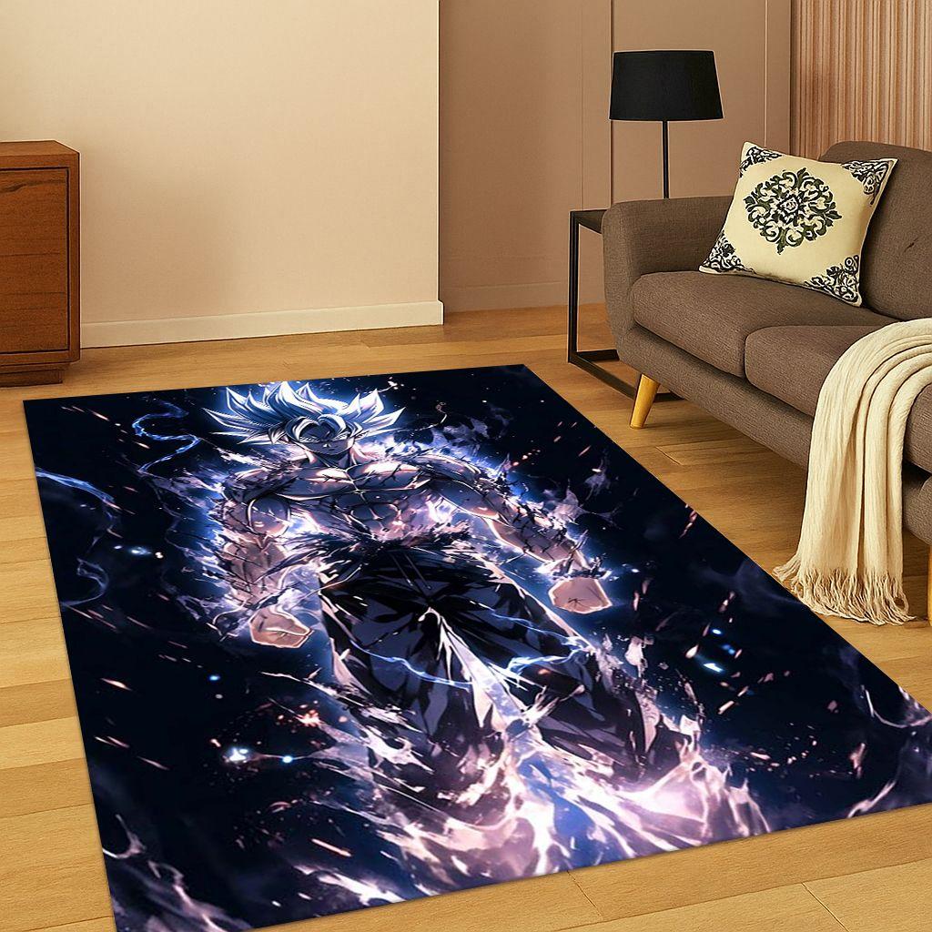 3D Anime D-Dragon Ball Herní Kreslený Koberec Rohožka do Ložnice Obývacího Pokojíku Pohovky Vstupních Dveří Domácí Dekorace, Dětský Herní Koberec Protiskluzový Dárek