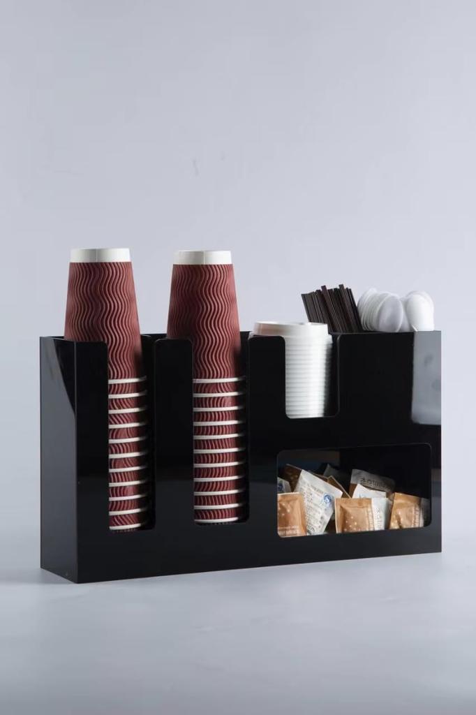 Paper Cup Holder, Cup Stand, Coffee Cup Holder, Paper Cup Holder, Cup Stand, for Use In Coffee Shops and Other Commercial Establishments (acrylic, No