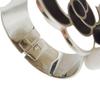 CHANEL 98P with blisters Camelia Bangle metal Black x white Women Used
