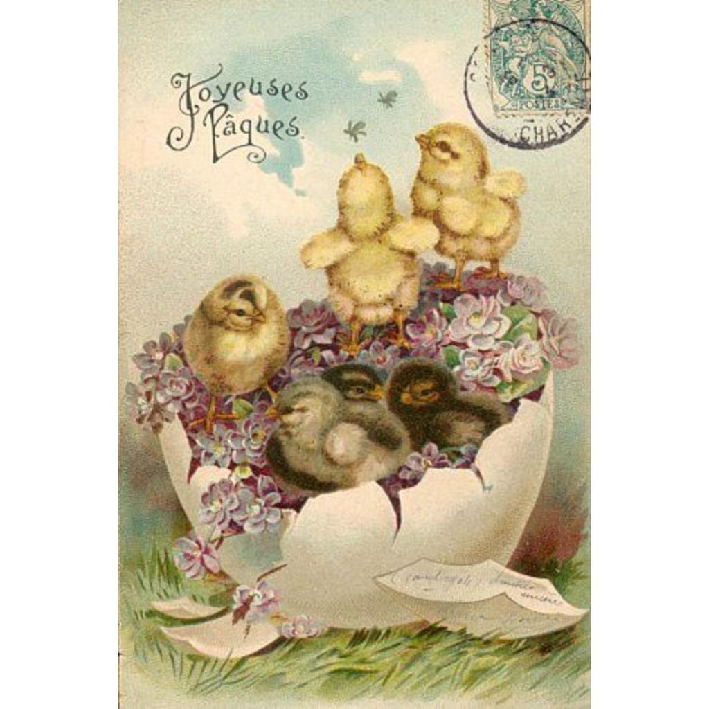 Easter Metal Wall Art Decor Vintage Cartoon Bunny Rabbit Rustic Tin Sign Home