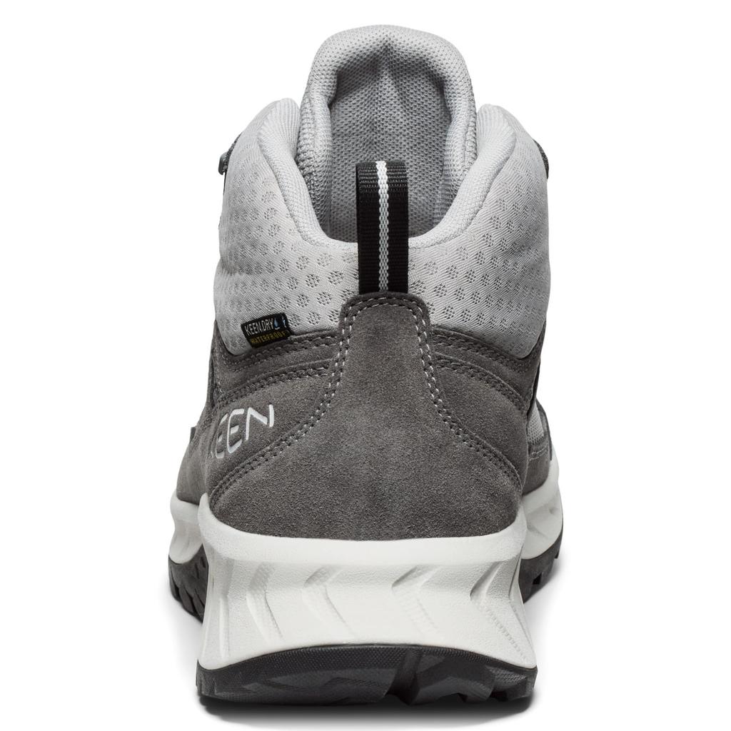 Keen HIGHTRAIL MID WP Hiking Size Shoes, Waterproof, Men's, Alloy/Vapor, 27.5cm (1030344)