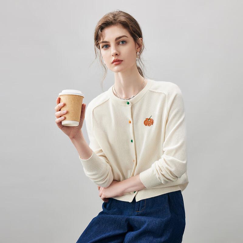 

Женский кашемировый кардиган на пуговицах 2025 L