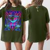 Women's Round Neck Printed Short-sleeved T-shirt Top