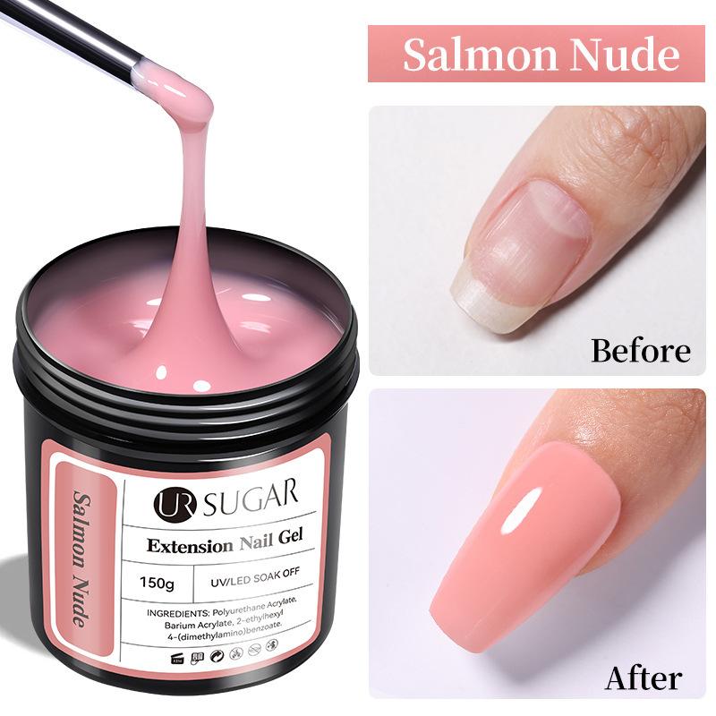 UR SUGAR Quick Nail Extension Gel 150g Großes Nachfüllflüssigkeit für Nagelkunst – Stark Langlebig Einfach anzuwenden
