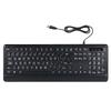 USB Interface Large Print Backlit Wired Keyboard