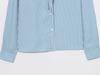 Elegant Women's Long Sleeve Striped Doll Collar Shirt