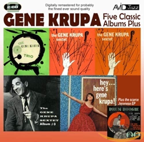 

CD GENE KRUPA - Krupa - Five Classic Albums Plus (i UK Jazz Used