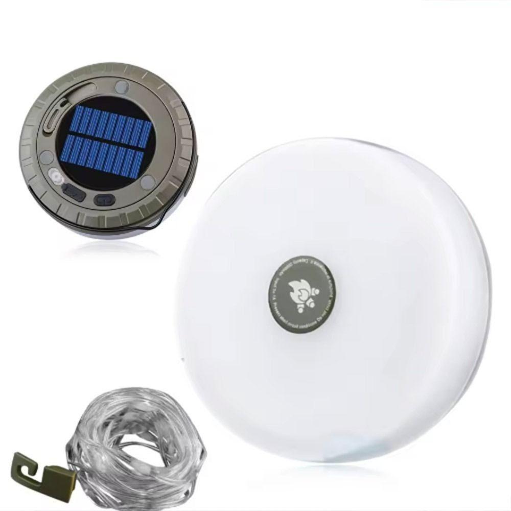 USB Rechargeable Outdoor Solar Lights 10M String Lights LED Camping Lamp  Garden Decoration