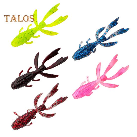 10 st räkor mjuka beten fiskedrag realistiskt utseende livfull färg strömlinjeformad form konstgjorda räkor bete fiskeutrustning 10 st