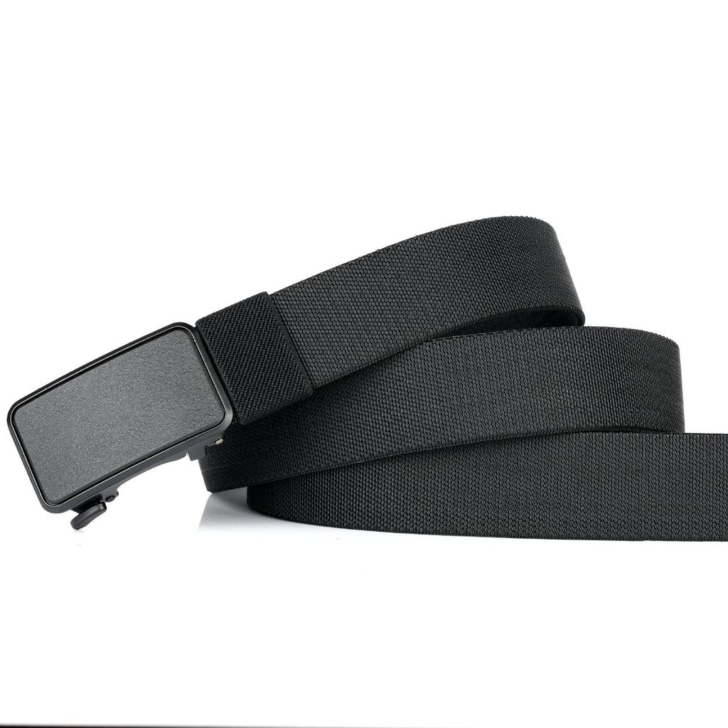 Men's Nylon Elastic Tactical Belt with Alloy Buckle