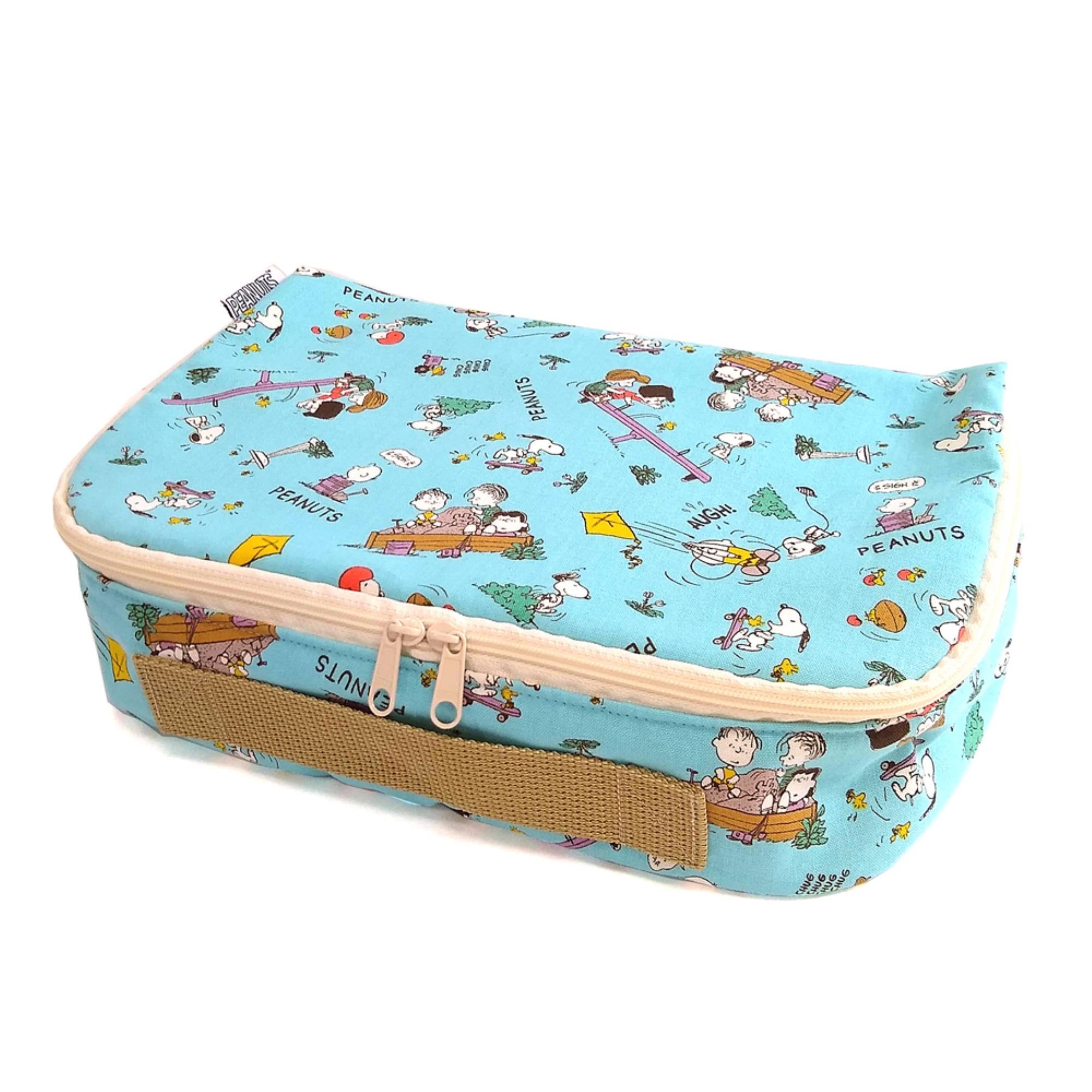 

SNOOPY Дорожный чехол для переноски одежды с милым персонажем, сделано в парке, дорожный мешочек, мешочек, чехол, ручка, водоотталкивающий интерьер, сумка,